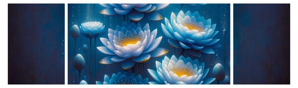 Obraz - Lekníny pod hladinou (170x50 cm)