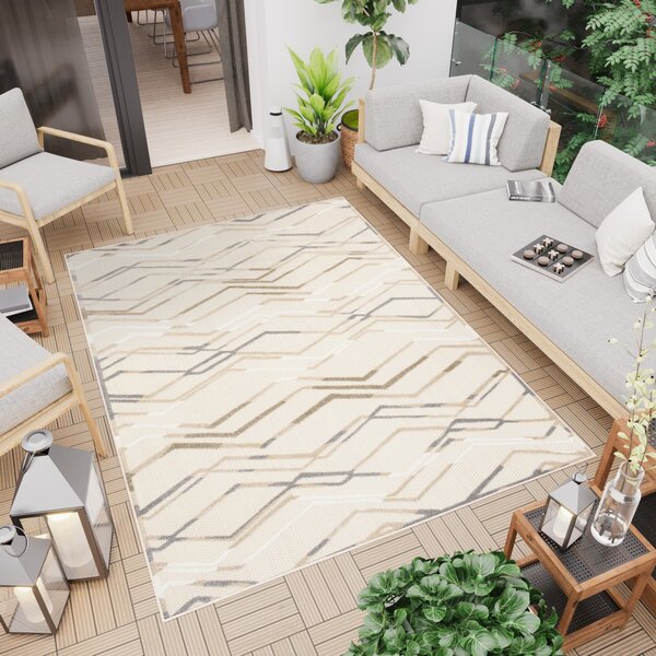 Makro Abra Moderní kusový koberec AVENTURA ED02B Krémový Rozměr: 120x170 cm