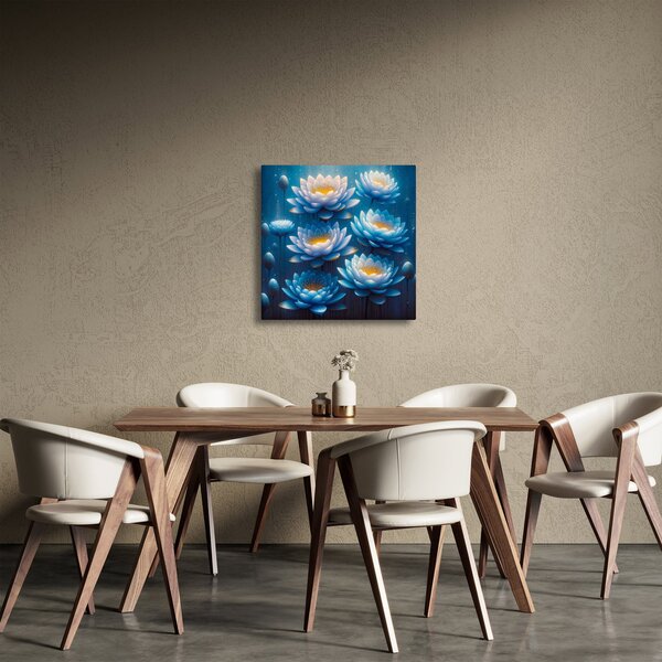 Obraz - Lekníny pod hladinou (30x30 cm)