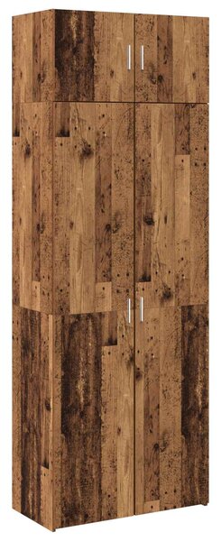 Úložná skříňka 2 ks Staré dřevo 80 x 42,5 x 225 cm 3394515