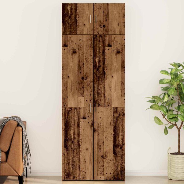 Úložná skříňka 2 ks Staré dřevo 80 x 42,5 x 225 cm 3394515