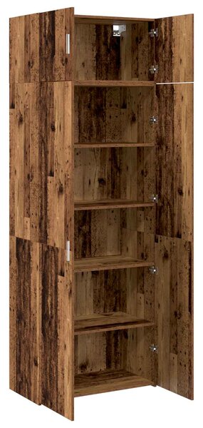 Úložná skříňka 2 ks Staré dřevo 80 x 42,5 x 225 cm 3394515