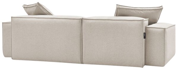 -25 % Dny MOMENTI– Bobochic Paris Béžová rohová pohovka Boheme 302 cm, levá/pravá