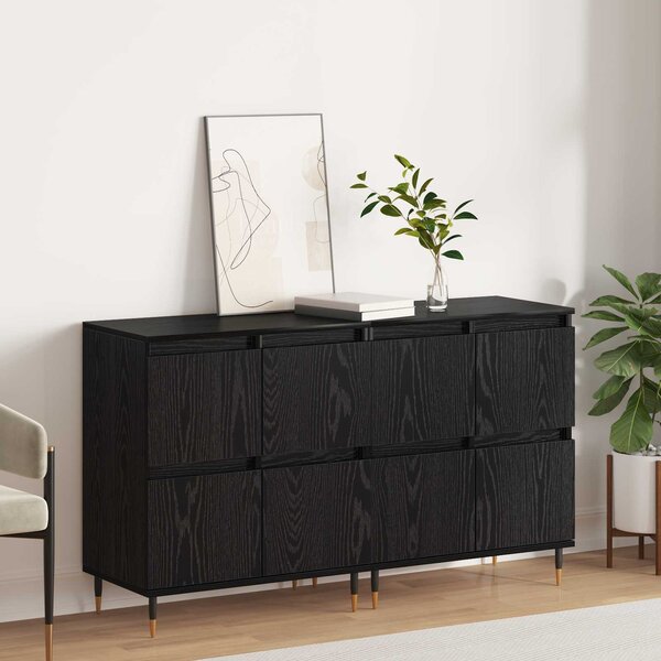 Úložná skříňka 2 ks Černý dub 60 x 35 x 70 cm 3394529