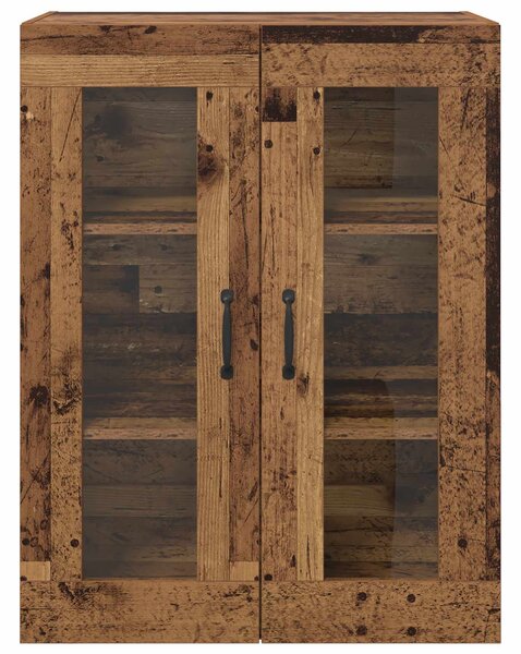 Nástěnné skříňky 2 ks Staré dřevo 69,5 x 34 x 90 cm 3394536