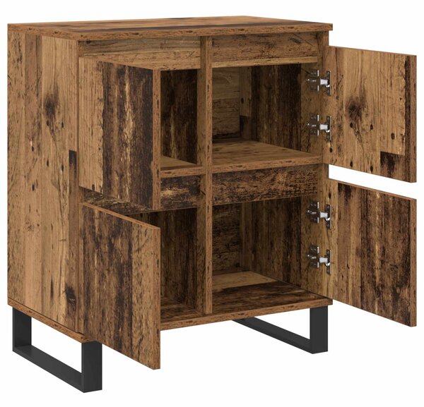 Servírovací skříň 3 ks Staré dřevo 60 x 35 x 70 cm 3394575