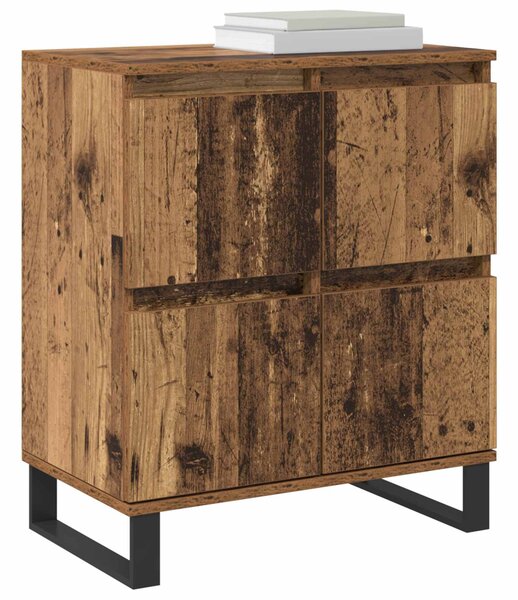 Servírovací skříň 3 ks Staré dřevo 60 x 35 x 70 cm 3394575