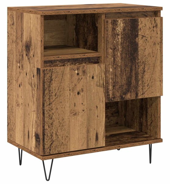 Servírovací skříň 3 ks Staré dřevo 60 x 35 x 70 cm 3394563