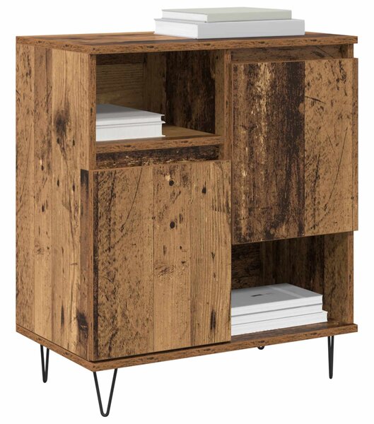 Servírovací skříň 3 ks Staré dřevo 60 x 35 x 70 cm 3394563