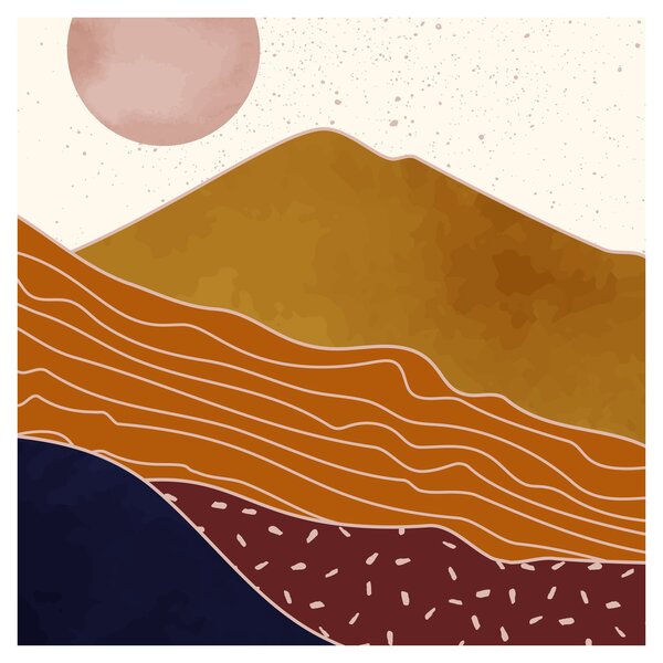 Obraz - Spacefrog design hory N⁰1 (30x30 cm)