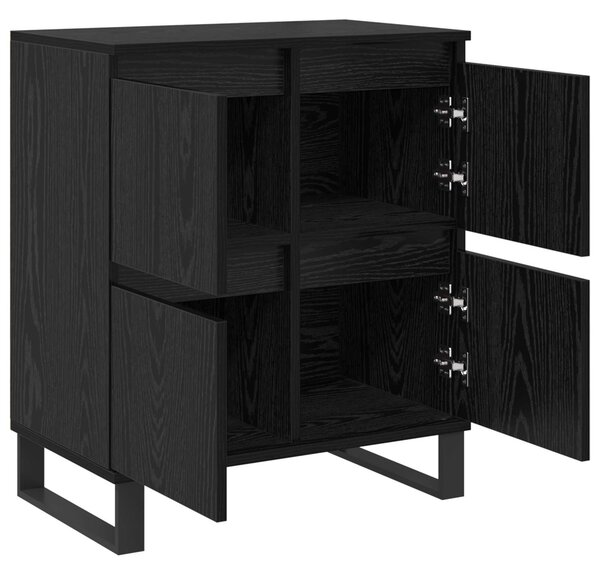 Servírovací skříň 3 ks Černý dub 60 x 35 x 70 cm 3394577