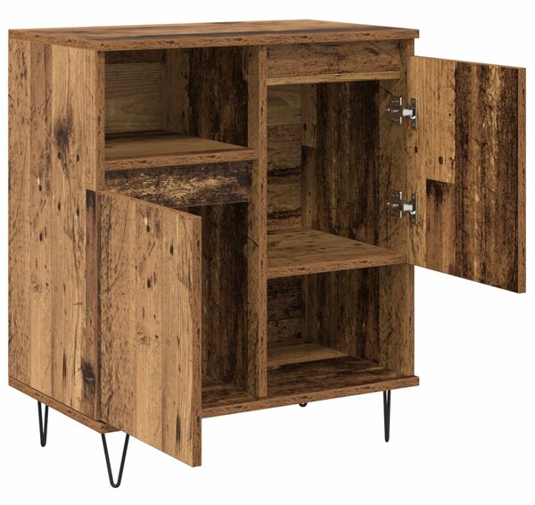 Servírovací skříň 3 ks Staré dřevo 60 x 35 x 70 cm 3394563