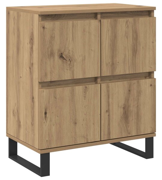 Servírovací skříň 3 ks Artisanový dub 60 x 35 x 70 cm 3394576