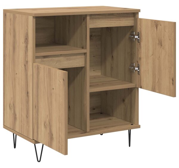 Servírovací skříň 3 ks Artisanový dub 60 x 35 x 70 cm 3394564