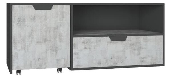 Televizní stolek Nano, grafit/enigma