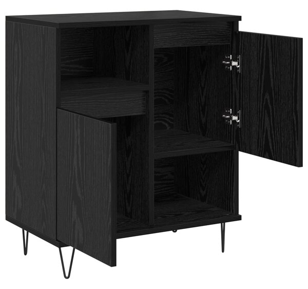 Servírovací skříň 2 ks Černý dub 60 x 35 x 70 cm 3394550