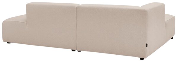 -25 % Dny MOMENTI– Bobochic Paris Béžová bouclé rohová pohovka Megeve 250 cm, levá