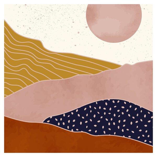 Obraz - Spacefrog design hory N⁰3 (30x30 cm)