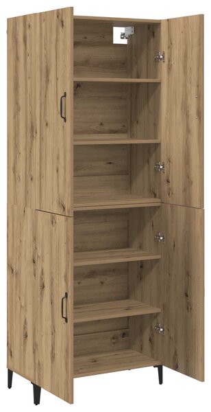 Vysoký bufet 2 ks Artisanový dub 69,5 x 34 x 180 cm 3394570