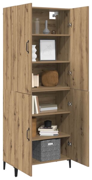 Vysoký bufet 2 ks Artisanový dub 69,5 x 34 x 180 cm 3394570