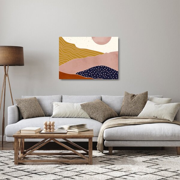 Skleněný obraz - Spacefrog design hory N⁰3 (70x50 cm)