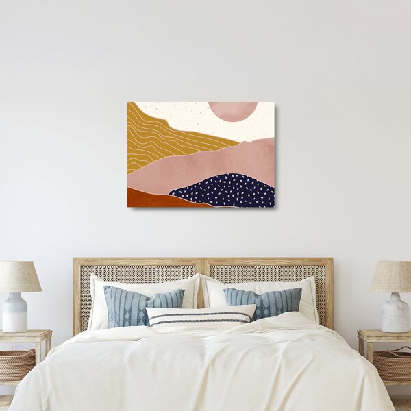 Skleněný obraz - Spacefrog design hory N⁰3 (70x50 cm)