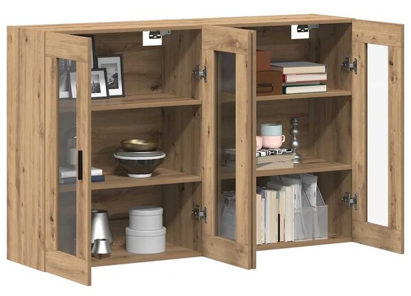 Nástěnné skříňky 2 ks dub artisan 69,5 x 34 x 90 cm 3394582