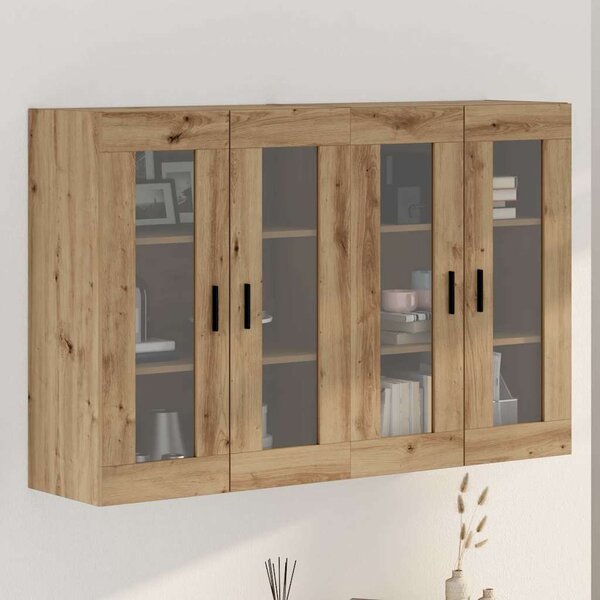 Nástěnné skříňky 2 ks dub artisan 69,5 x 34 x 90 cm 3394582