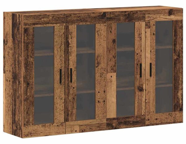 Nástěnné skříňky 2 ks Staré dřevo 69,5 x 34 x 90 cm 3394581