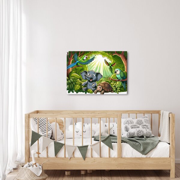 Obraz - Veselá zvířátka (70x50 cm)