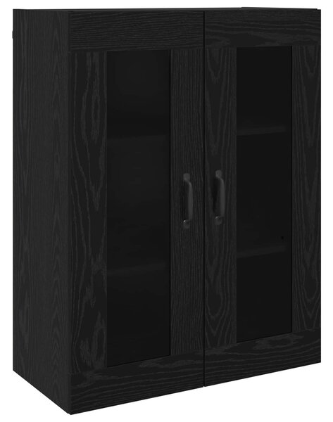 Vysoký bufet 2 ks Černý dub 69,5 x 34 x 180 cm Kompozitní dřevo 3394589