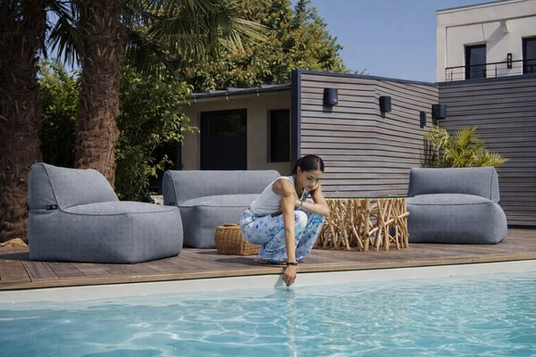-25 % Dny MOMENTI– Bobochic Paris Černé zahradní křeslo Riviera