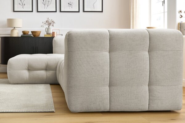 -25 % Dny MOMENTI– Bobochic Paris Béžová rohová pohovka Cloud 288 cm, levá