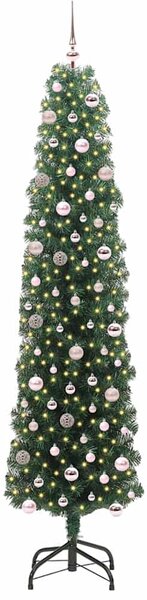 Umělý vánoční stromeček Zelená 240 cm PVC, ocel a plast 3394971