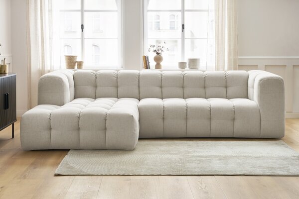 -25 % Dny MOMENTI– Bobochic Paris Béžová rohová pohovka Cloud 288 cm, levá