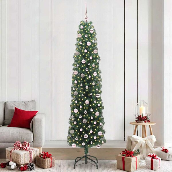 Umělý vánoční stromeček Zelená 240 cm PVC, ocel a plast 3394971