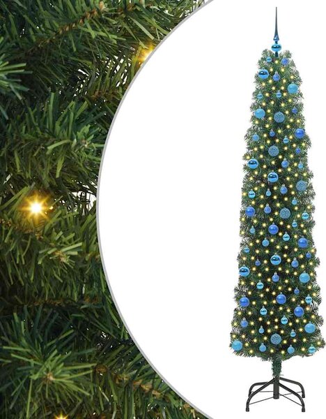 Umělý vánoční stromeček Zelená 240 cm PVC, ocel a plast 3394976