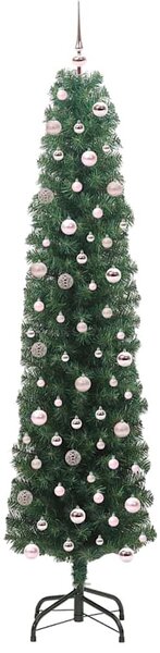 Umělý vánoční stromeček Zelená 240 cm PVC, ocel a plast 3394971