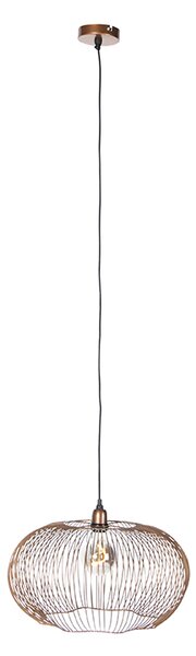 Průmyslové závěsné svítidlo měděné 49 cm - Finn