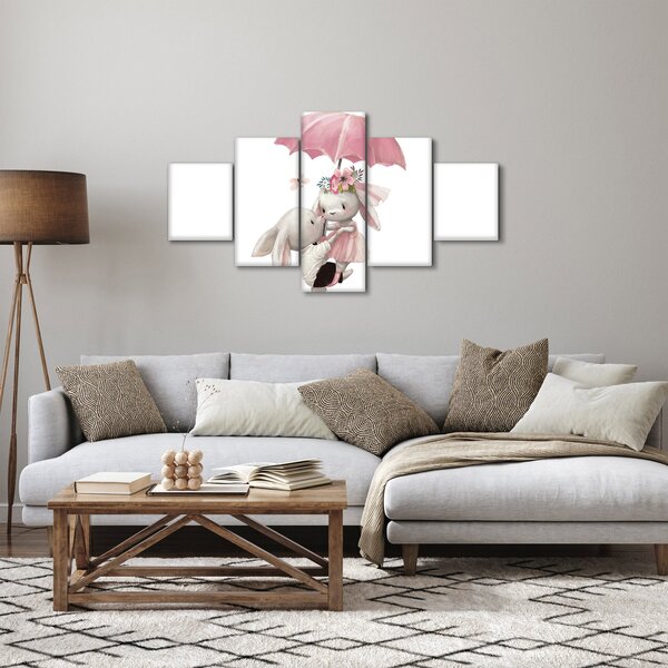 Obraz - Akvarelové zvířátko N⁰3 (125x70 cm)