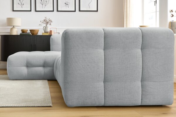 -25 % Dny MOMENTI– Bobochic Paris Světle šedá rohová pohovka Cloud 288 cm, levá