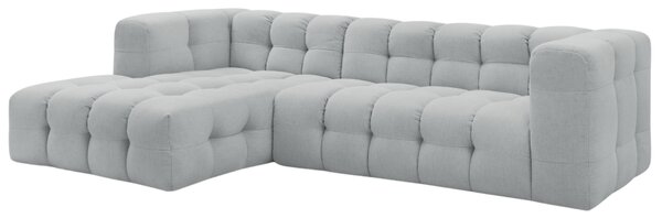 -25 % Dny MOMENTI– Bobochic Paris Světle šedá rohová pohovka Cloud 288 cm, levá