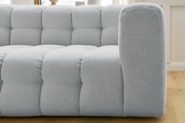 -25 % Dny MOMENTI– Bobochic Paris Světle šedá rohová pohovka Cloud 288 cm, levá