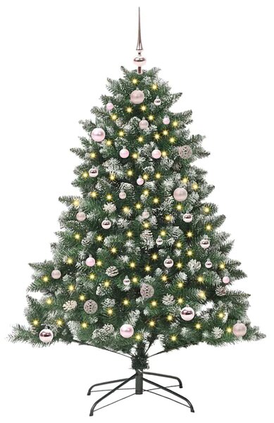 Umělý vánoční stromeček Zelená 150 cm PVC, plast a ocel 3395223