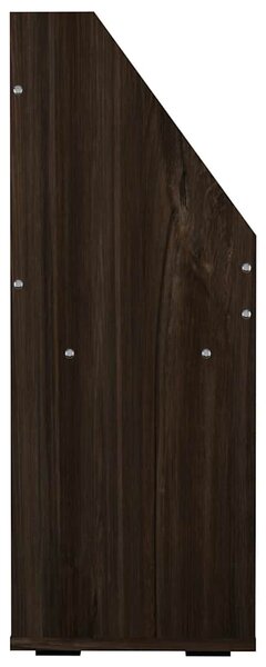 Dětský regál na časopisy kouřový dub 71 x 30 x 78,5 cm kompozit 339520