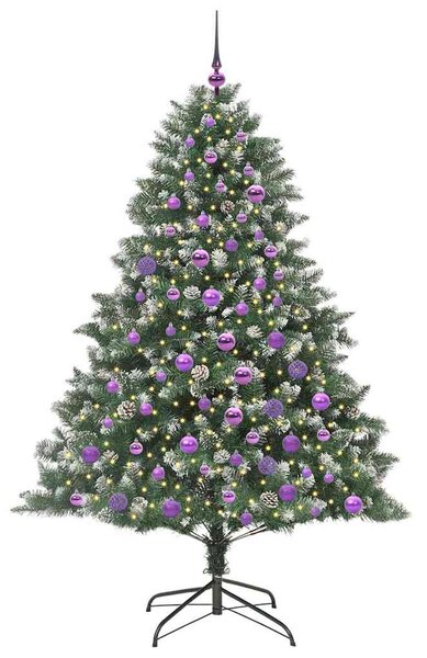 Umělý vánoční stromeček Zelená 180 cm PVC, plast a ocel 3395239