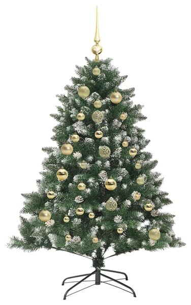 Umělý vánoční stromeček Zelená 150 cm PVC, plast a ocel 3395225