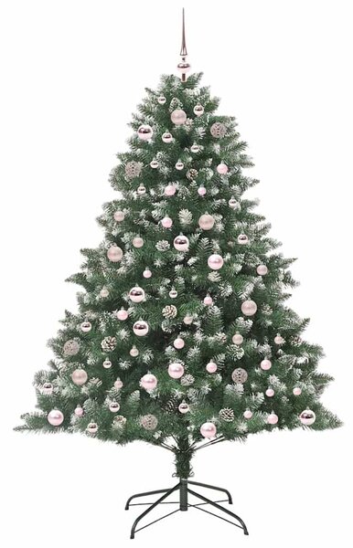 Umělý vánoční stromeček Zelená 180 cm PVC, plast a ocel 3395235