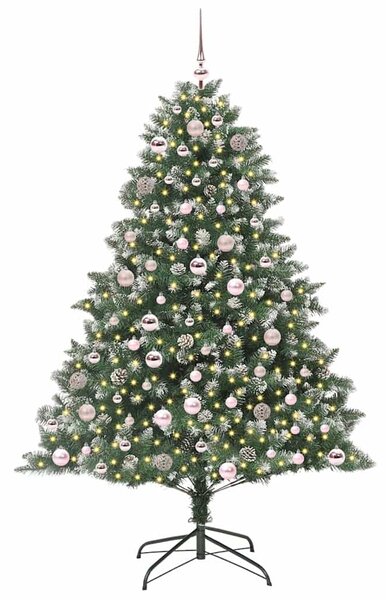 Umělý vánoční stromeček Zelená 180 cm PVC, plast a ocel 3395235