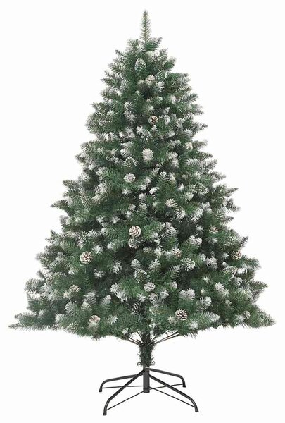 Umělý vánoční stromeček Zelená 210 cm PVC, plast a ocel 3395247